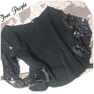 🆑Free People Taylor Sequence Top